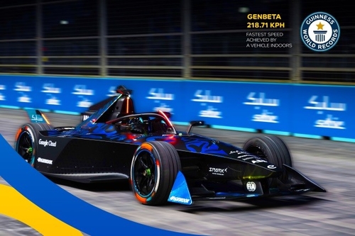 Latest company case about NEW GENBETA CAR DEVELOPED BY FORMULA E AND ITS INNOVATION PARTNER SABIC SHATTERS GUINNESS WORLD RECORDS™ TITLE