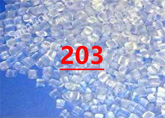 S-Plastic  203 7.0 MFR, for thicker sections without sinks. Improved flame retardance. UV stabilized for outdoor