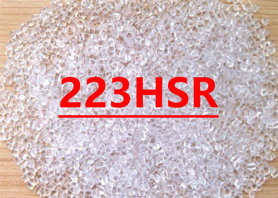 Sabic Lexan 223HSR Easy flow, flame retardant, UV stabilised, super release grade polycarbonate.