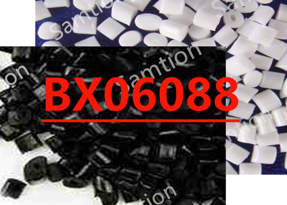 S-Plastic Thermocomp BX06088 compound based on Styrene Acrylonitrile Blend resin containing Carbon Fiber. Added features