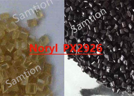 S-Plastic Thermocomp Noryl_PX2926 resin is a reinforced high modulus PPE+PS. 5VA rated at 2.5 in black and at 3.0 in gray.