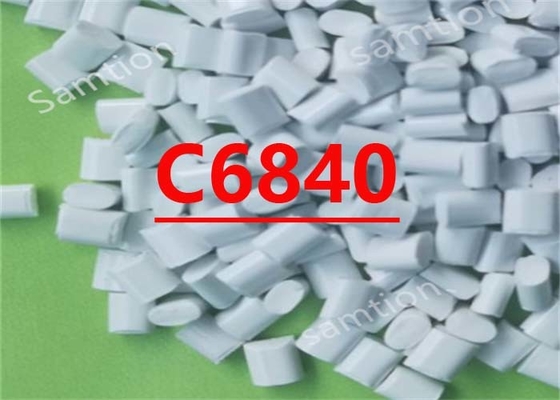 S-Plastic cycoloy C6840 resin injection moldable, flame retardant PC/ABS blend. It contains non-chlorinated & non-bromin