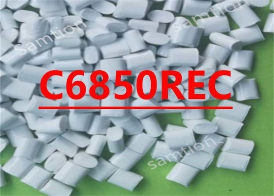 S-Plastic cycoloy C6850REC PRELIMINARY DATA. 50% pre-consumer based PC+ABS recycle. Flame retardant.