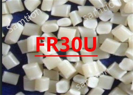 S-Plastic Cycolac FR30U  Flame retardant ABS. Good indoor UV properties. Excellent moldability with no bloom. V-1/V-0/5VB ra
