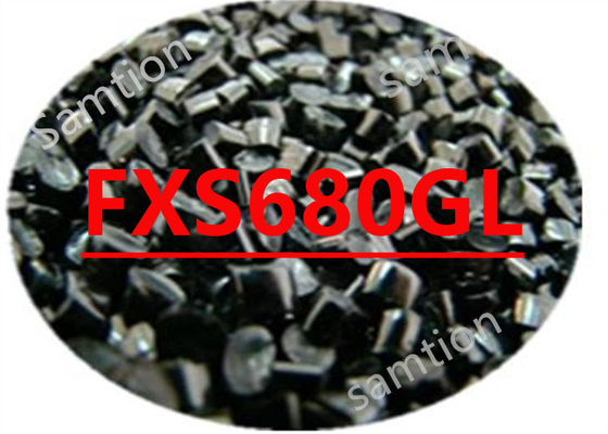 S-Plastic Cycolac FXS680GL Clear ABS in visual effect tints.