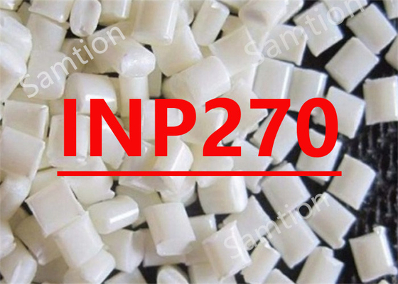 S-Plastic Geloy INP270 45% polybutyl acrylate small (110 nm) rubber grafted extra-weatherable ASA modifier resin.Provides e