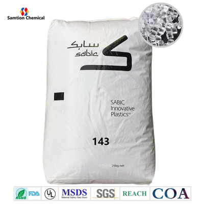 UV Stabilized Sabic Lexan 143 Polycarbonate Plastic Resin HB 10.5 MFR