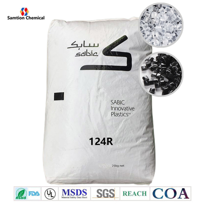 FDA Effective Sabic Lexan Resin Polycarbonate Pellets 124R UL Rated HB 17.5 MFR