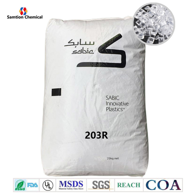Outdoor Sabic Lexan 203R Polycarbonate Resin 7.0 MFR UV Stabilized